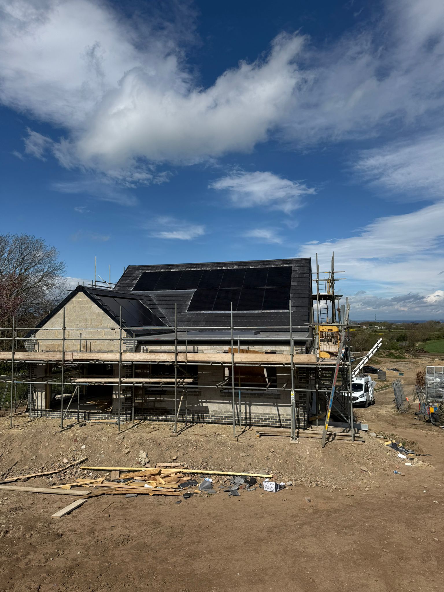 Free standing garage roof in Seamer