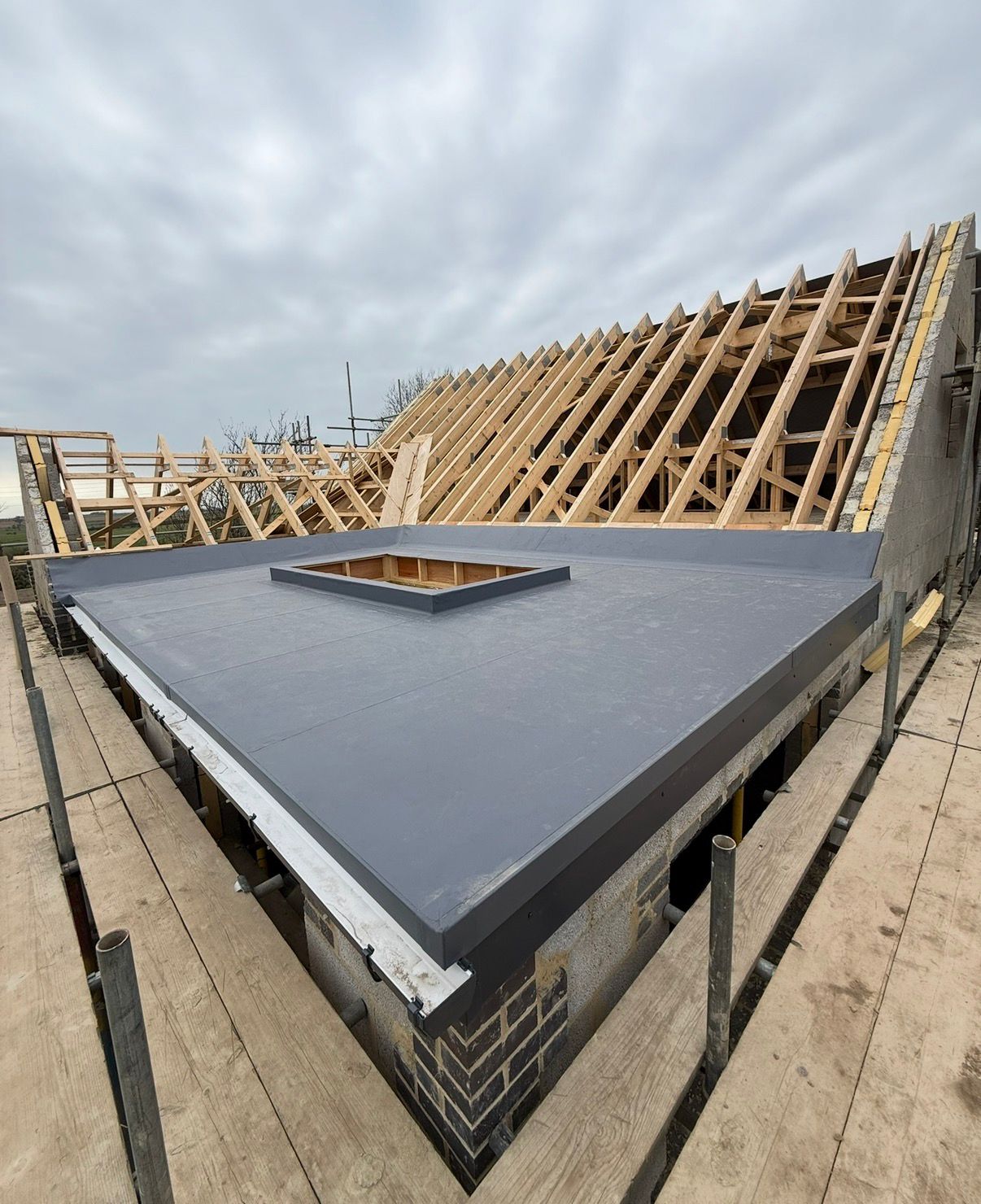 Completed new build roof in Seamer, Teesside